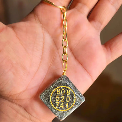Pyrite Dhan Varsha Keychain